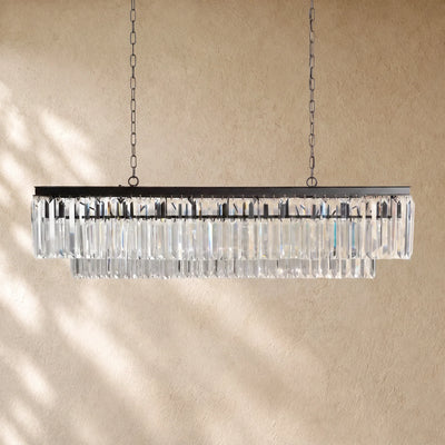 Leylend Tiered Rectangular Chandelier
