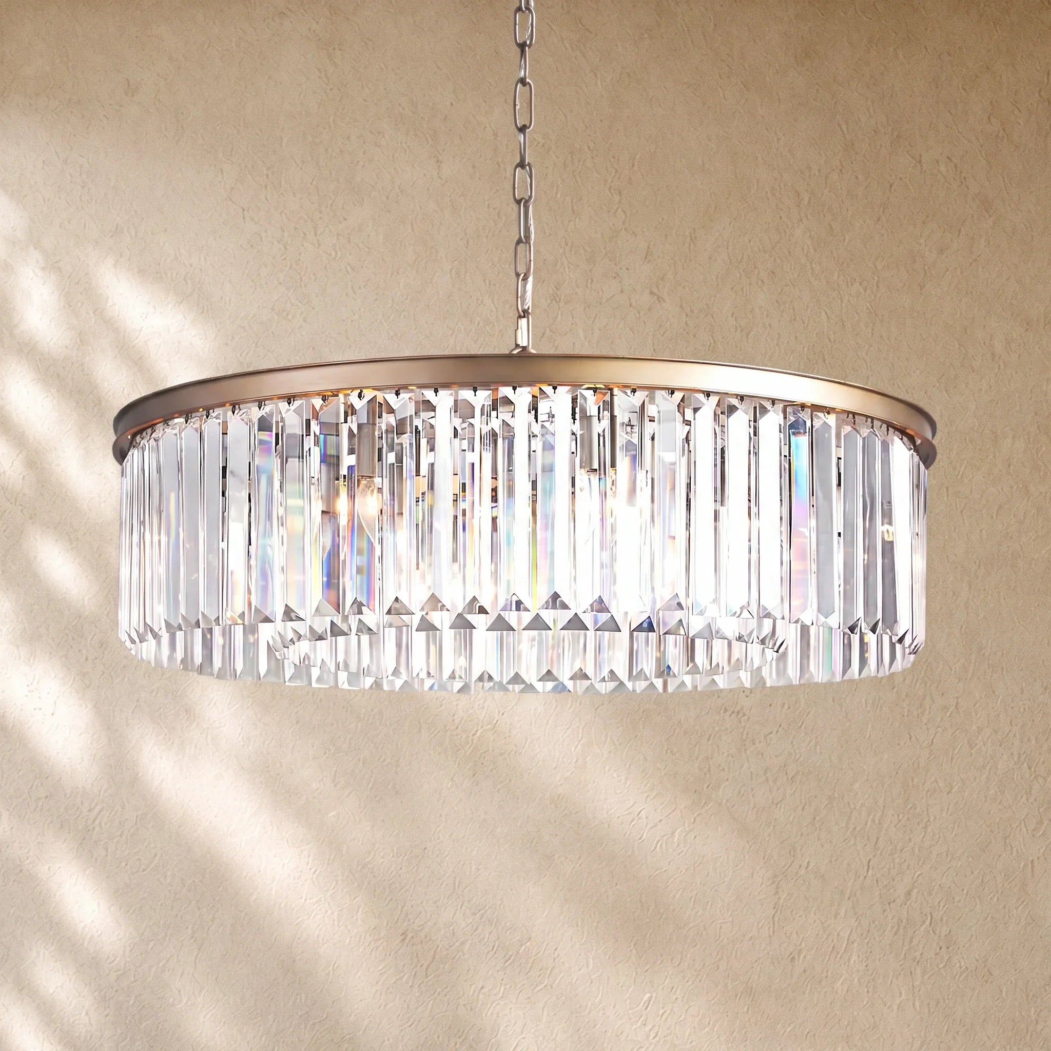 Leylend Crystal Round Chandelier