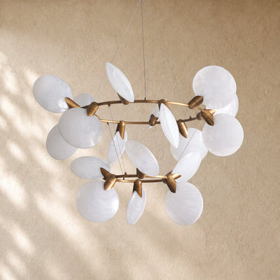 Lyle 2-Tiered Halo Chandelier