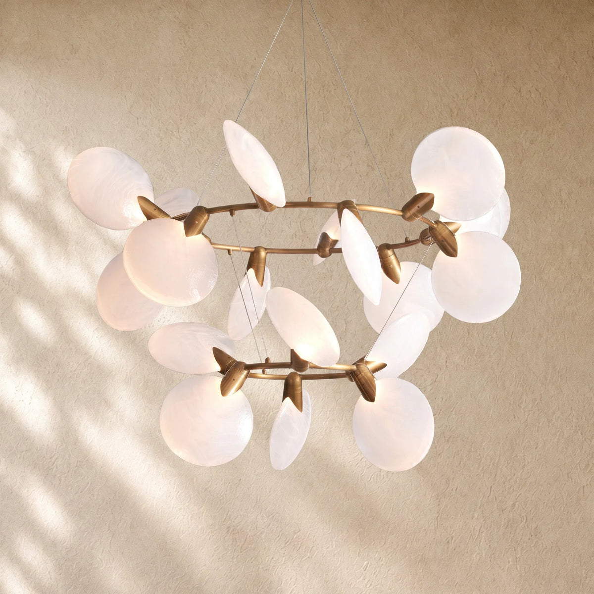 Lyle 2-Tiered Halo Chandelier