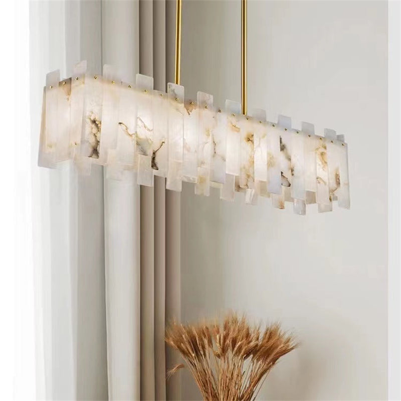 Orion Alabaster Linear Chandelier