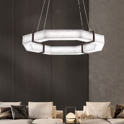 Orion Creative Retro Alabaster Chandelier