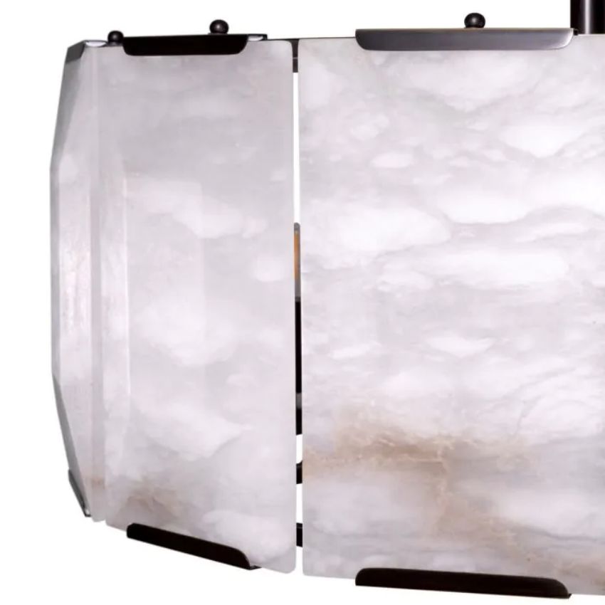 Daybreak Alabaster Round Chandelier