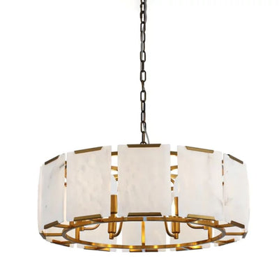 Daybreak Alabaster Round Chandelier