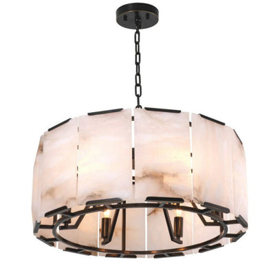 Daybreak Alabaster Round Chandelier