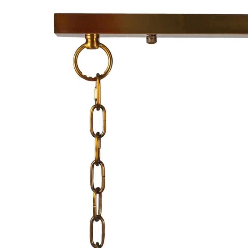 Daybreak Alabaster Rectangle Chandelier