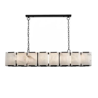 Daybreak Alabaster Rectangle Chandelier