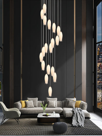 New Arrival Elegant Flower Chandelier For Foyer/ Staircase