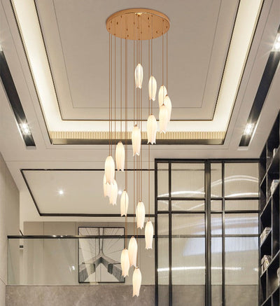 New Arrival Elegant Flower Chandelier For Foyer/ Staircase