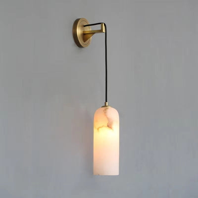 Sovereign Modern Alabaster Wall Sconce