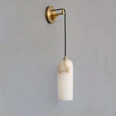 Sovereign Modern Alabaster Wall Sconce