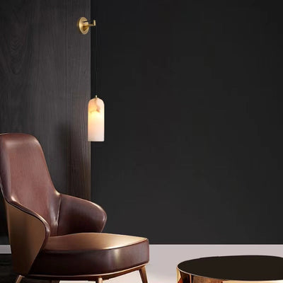 Sovereign Modern Alabaster Wall Sconce