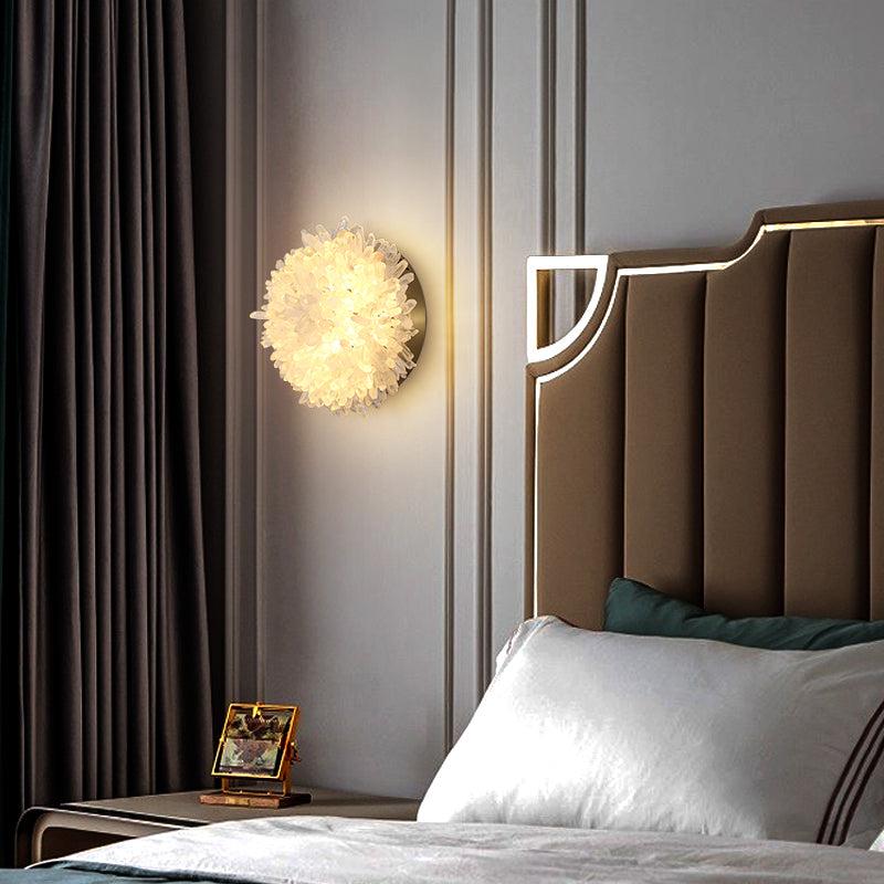 Savoy Crystal Cluster Wall Sconce