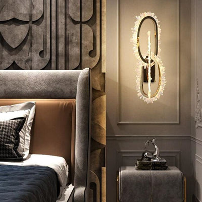 Savoy Crystal Modern Sconce
