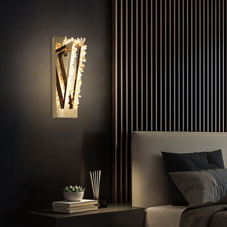 Savoy Crystal Modern Sconce