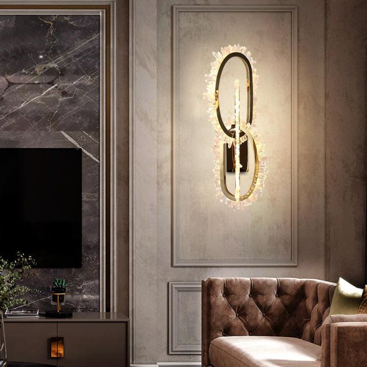 Savoy Crystal Modern Sconce