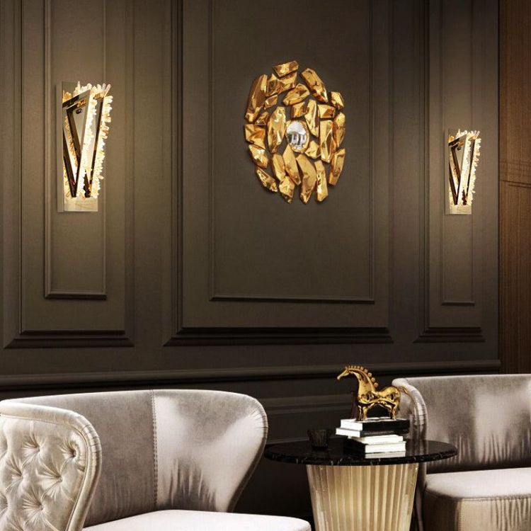 Savoy Crystal Modern Sconce