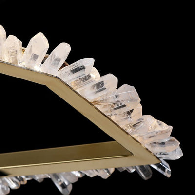 Savoy Irregular Modern Rock Crystal Chandelier