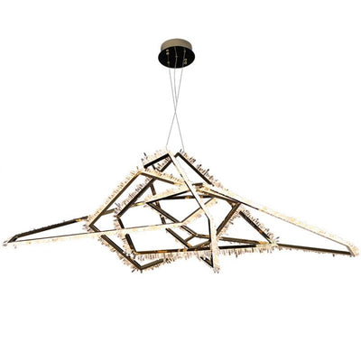 Savoy Irregular Modern Rock Crystal Chandelier