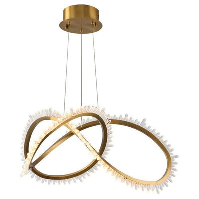 Savoy Modern Rock Crystal Chandelier