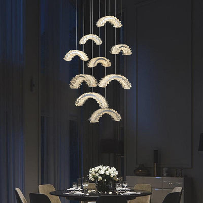 Savoy Staircase Crystal Chandelier
