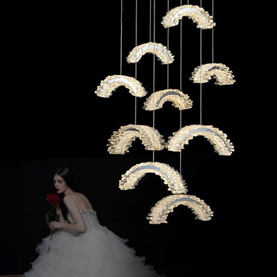 Savoy Staircase Crystal Chandelier