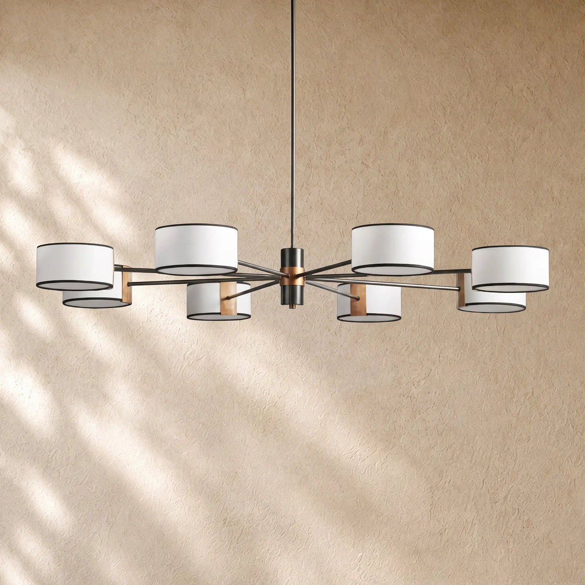 Daphna  Fabric Round Chandelier