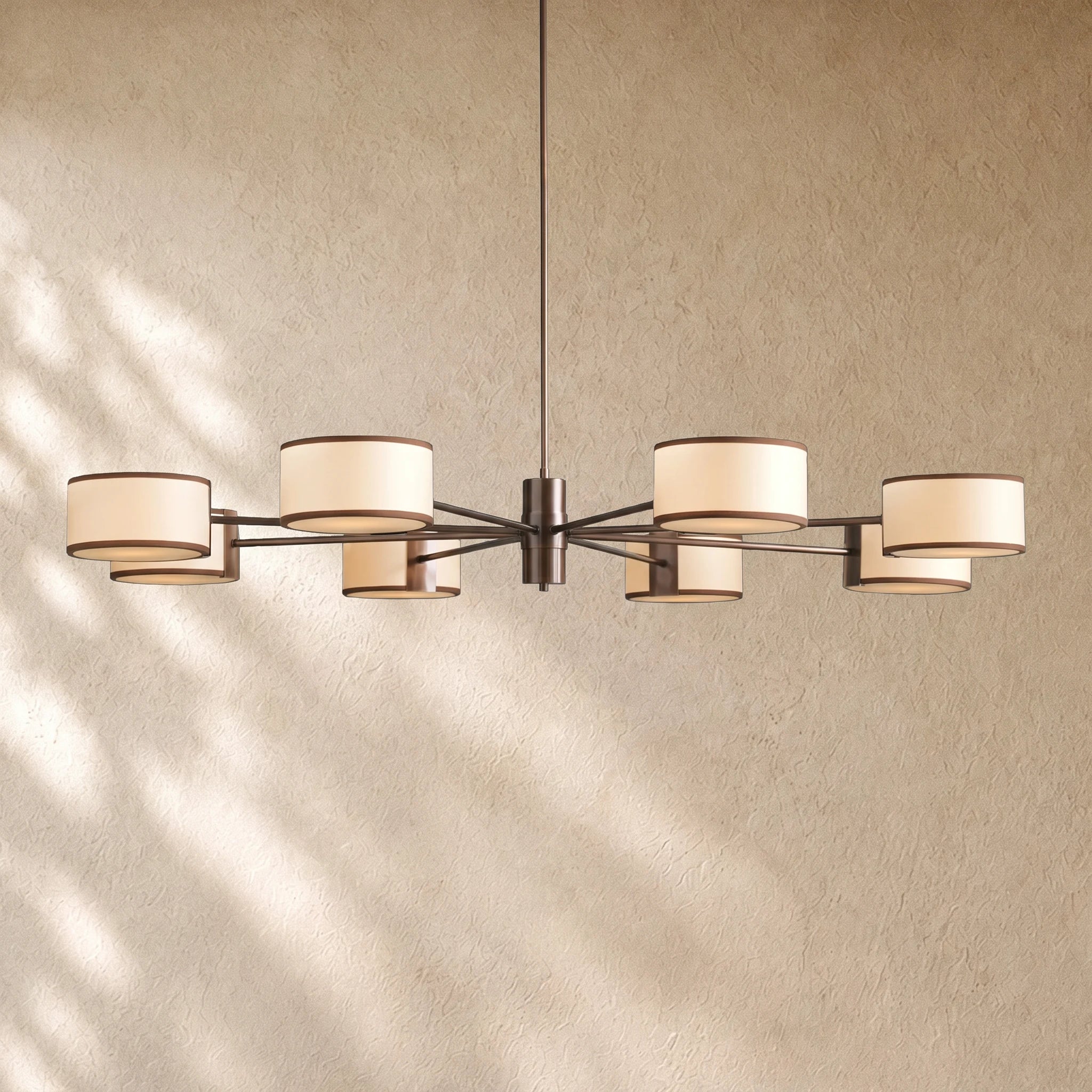Daphna  Fabric Round Chandelier