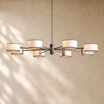 Daphna  Fabric Round Chandelier