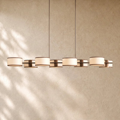 Daphna  Fabric Linear Chandelier