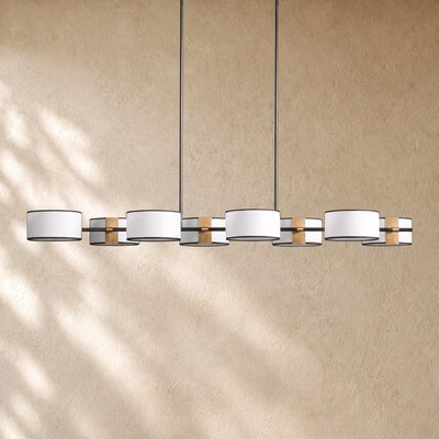 Daphna  Fabric Linear Chandelier