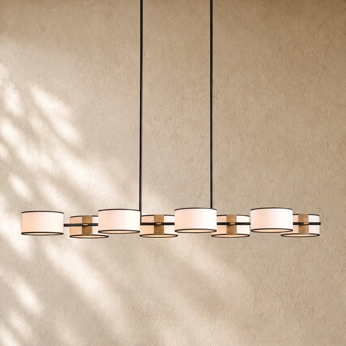 Daphna  Fabric Linear Chandelier