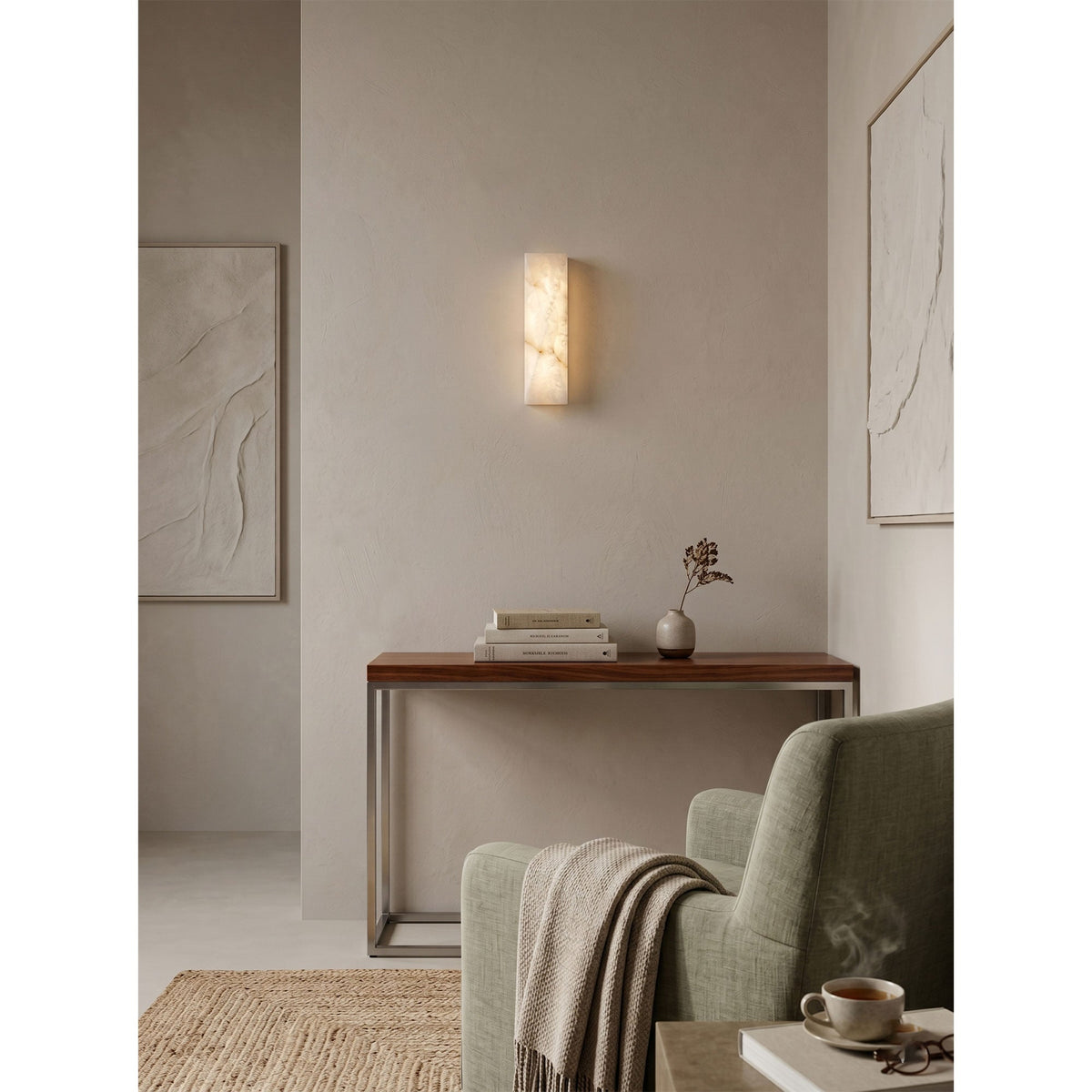 Tropez Alabaster Wall Sconce