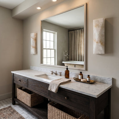 Tropez Alabaster Wall Sconce