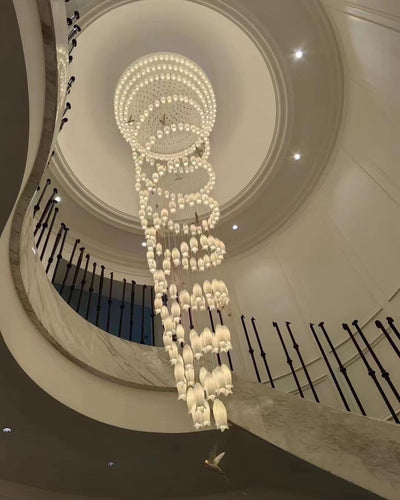 New Arrival Elegant Flower Chandelier For Foyer/ Staircase