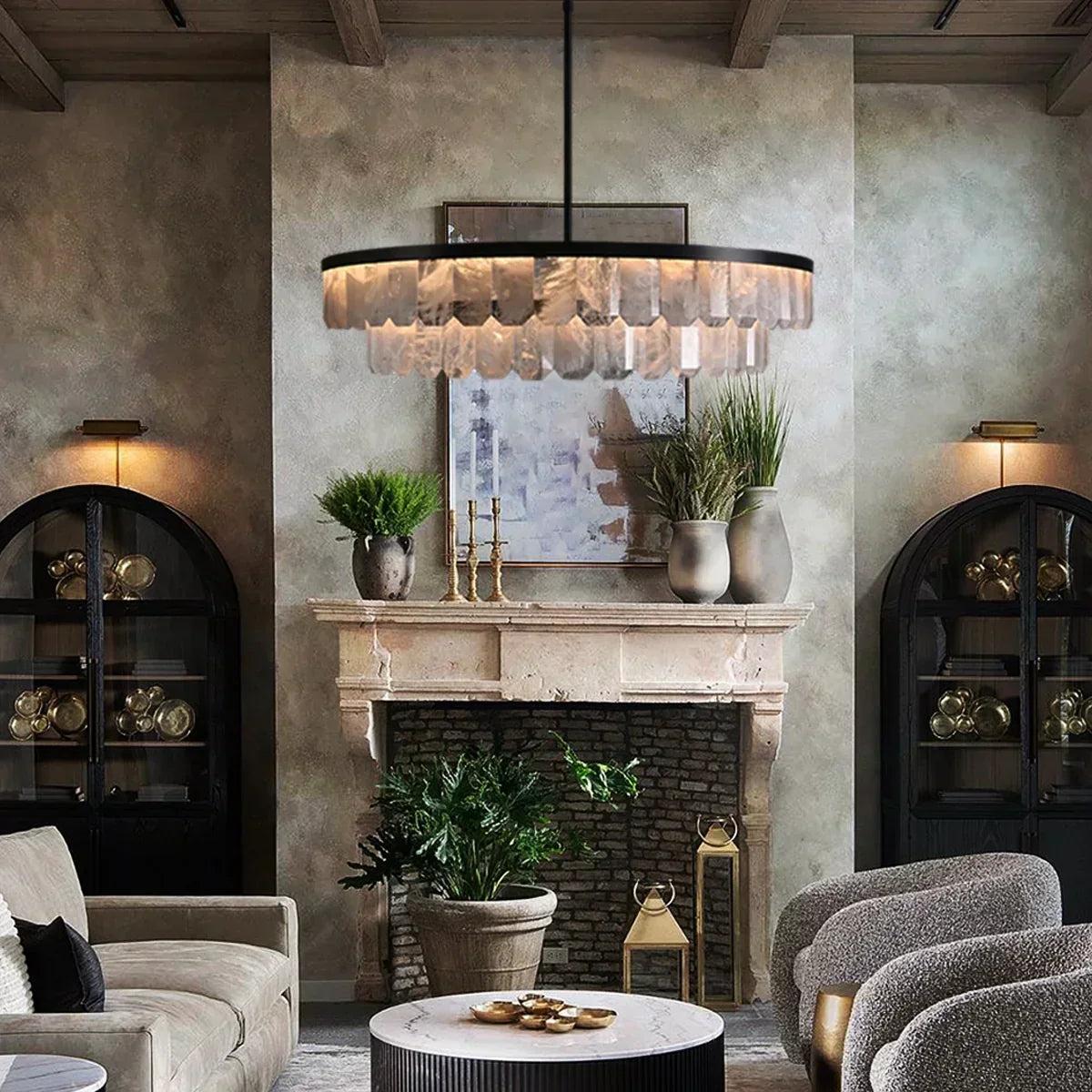 Rolande Crystal Round Chandelier