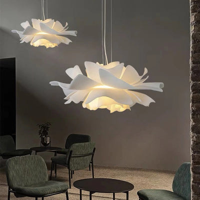 New Arrival  Single White Flower Ceiling Light For Kitchen Dining Room Table