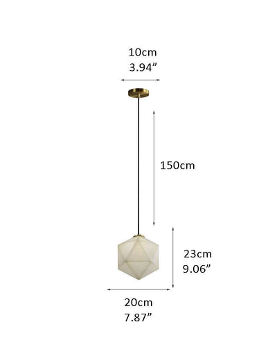 Alabaster Ceiling Pendant Lamp in black metal plate for dining room, living room, bedroom