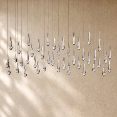 Soltairan Linear Chandelier - Raindrop Pendant Lighting