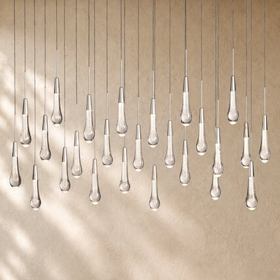 Soltairan Linear Chandelier - Raindrop Pendant Lighting