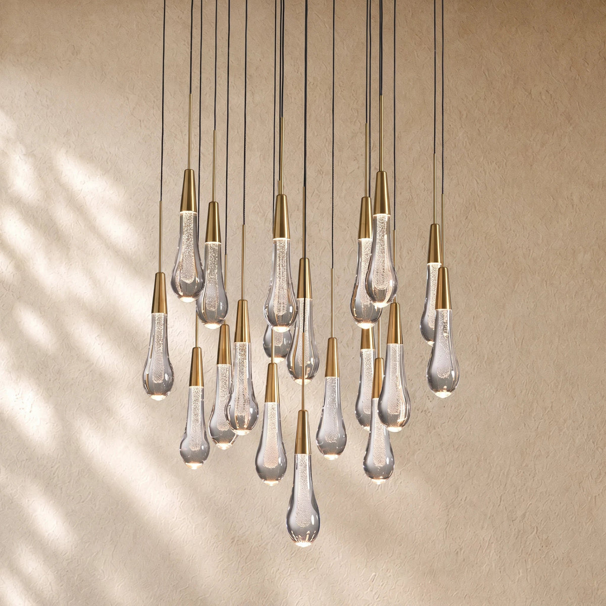 Soltairan Round Chandelier 17" 24" 36" 48" 58"