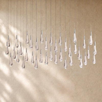 Soltairan Linear Chandelier - Raindrop Pendant Lighting