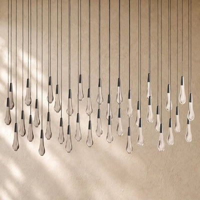 Soltairan Linear Chandelier - Raindrop Pendant Lighting