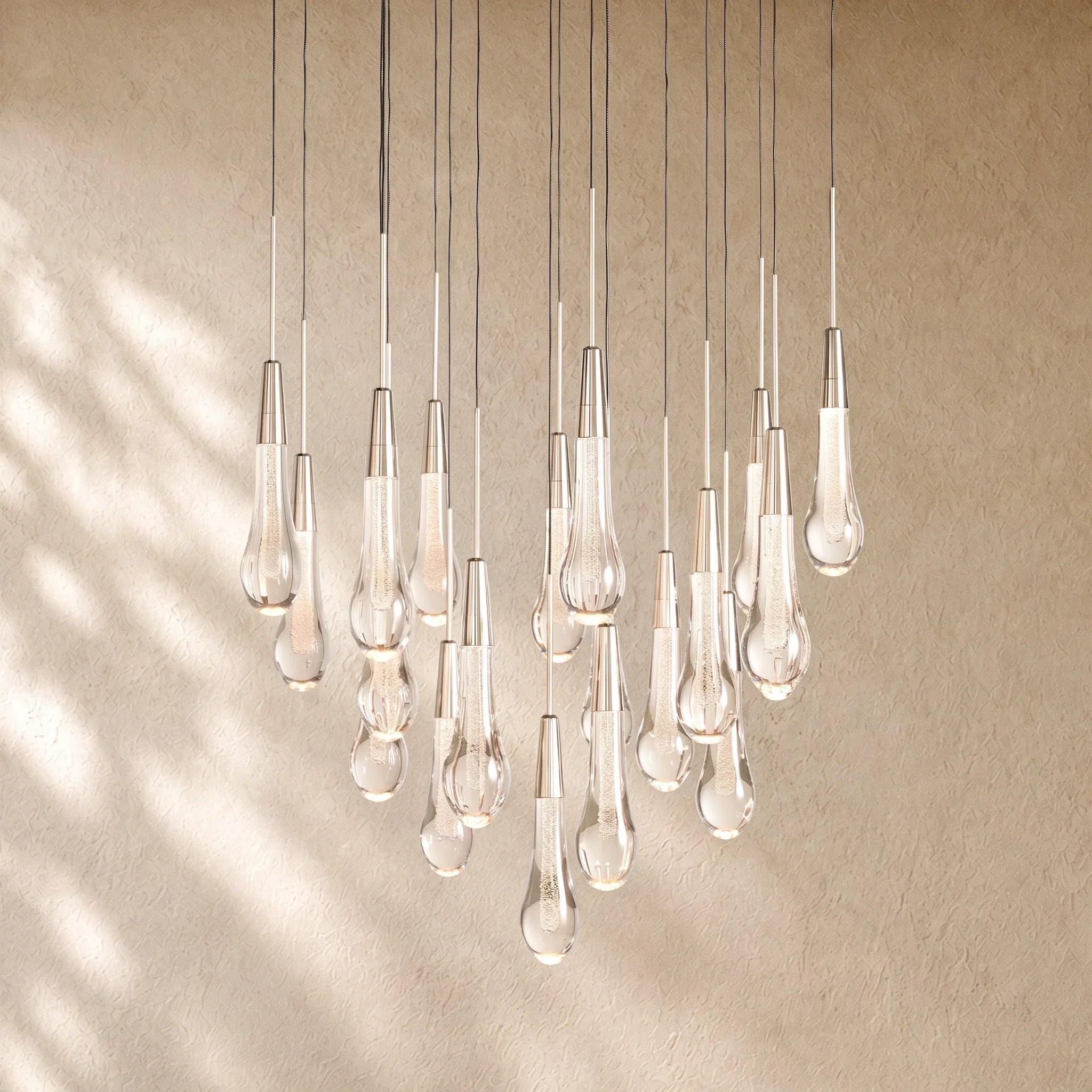Soltairan Round Chandelier 17" 24" 36" 48" 58"