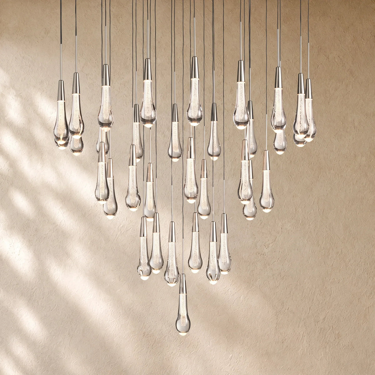 Soltairan Round Chandelier 17" 24" 36" 48" 58"