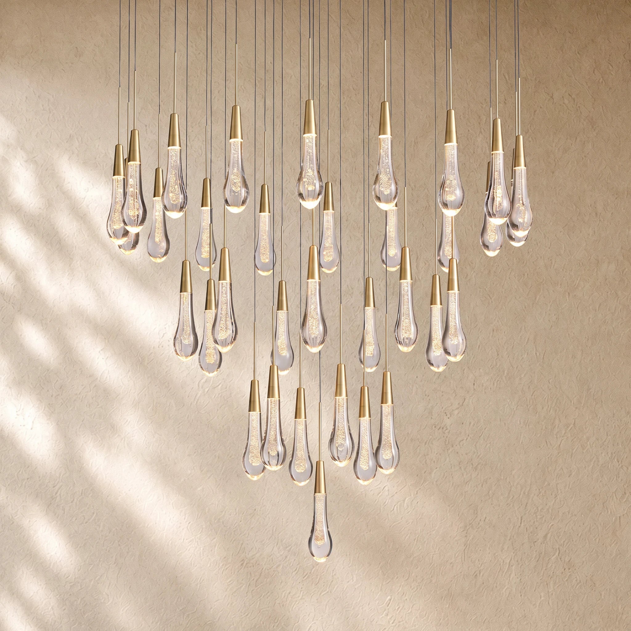 Soltairan Round Chandelier 17" 24" 36" 48" 58"