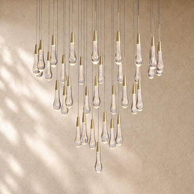 Soltairan Round Chandelier 17" 24" 36" 48" 58"