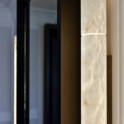 Noble Modern Alabaster Wall Sconce 3''