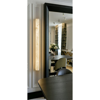 Noble Modern Alabaster Wall Sconce 3''