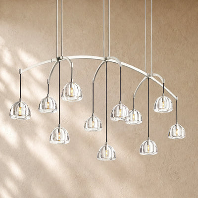 Hemi Linear Chandelier